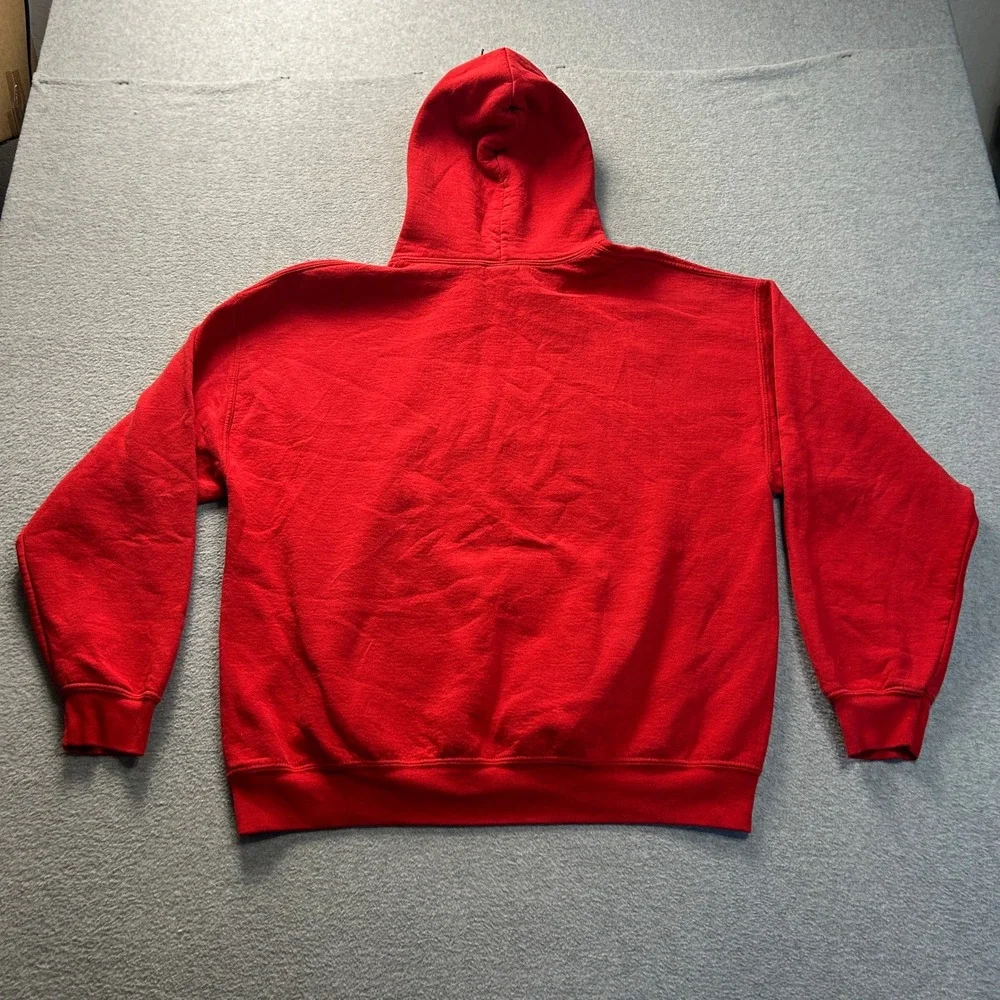 Freddys Steakburgers Gildan Heavy Blend Hoodie Adult L Red Pullover Sweatshirt - Picture 2 of 8